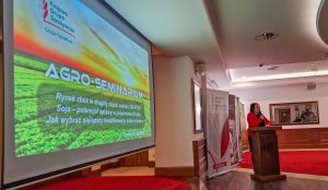 prelegent podczas seminarium