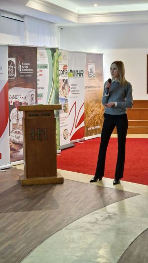 prelegent podczas seminarium