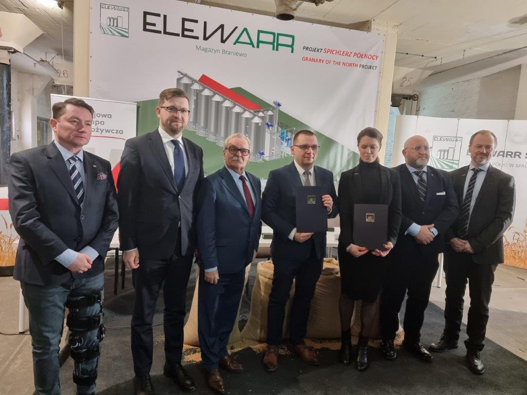 Modernizację elewatora Braniewo w ramach projektu Spichlerz Północy.